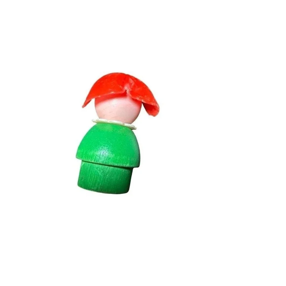 Fisher Price Little People Vintage Wood & Plastic Bodies Plastic Heads Hat PARTS